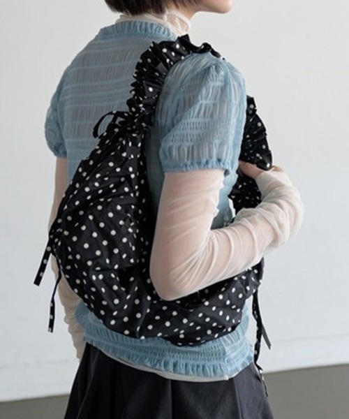 ReRe ショルダーバッグ バッグ ドット柄ショルダーバッグ レディース