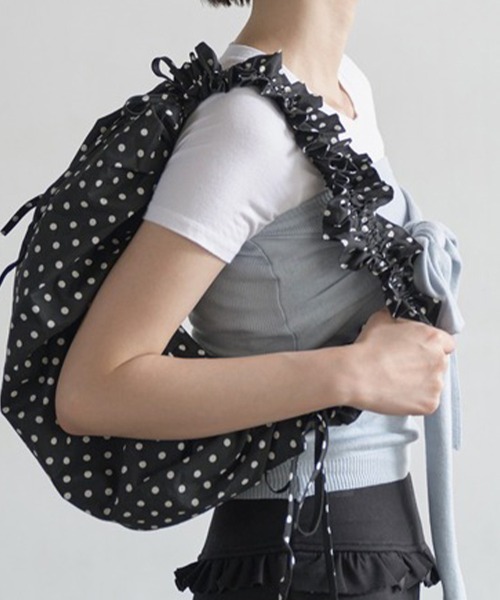 ReRe ショルダーバッグ バッグ ドット柄ショルダーバッグ レディース