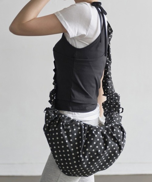 ReRe ショルダーバッグ バッグ ドット柄ショルダーバッグ レディース