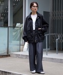 ブルゾン アウター スムースタッチバルーンスリ...の詳細画像3