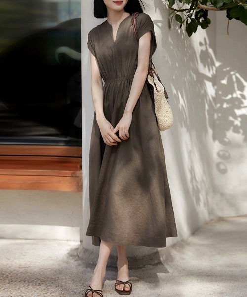 ニウーキのワンピース　ロングワンピース 高身長 カットソーマキシ丈ワンピース（トールサイズ） 通販【ニッセン】