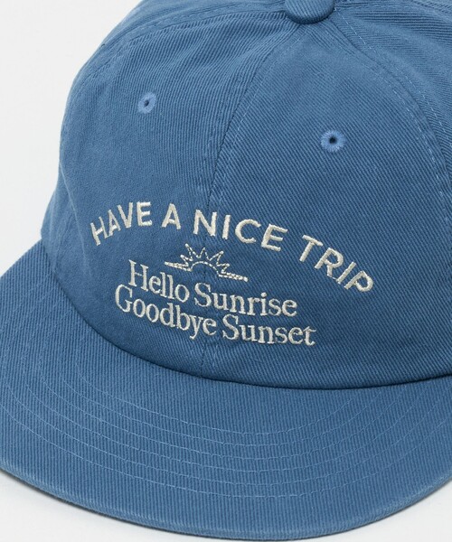 HELLO SUNRISE キャップ 帽子 「HELLO SUNRISE」タイポグラフィ