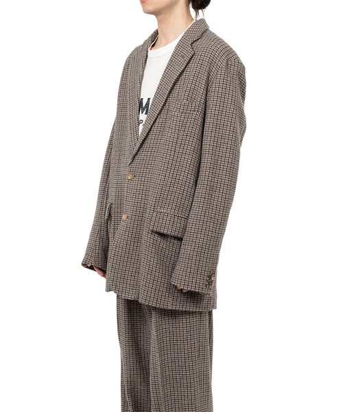 ジャケット テーラードジャケット Tweed Jacket メンズの画像