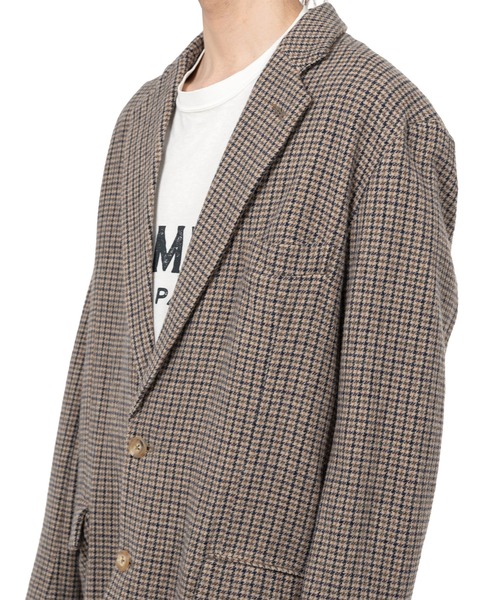 ジャケット テーラードジャケット Tweed Jacket メンズの画像