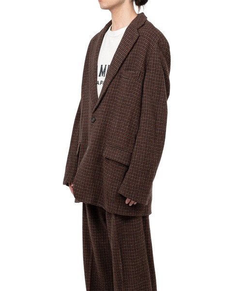 ジャケット テーラードジャケット Tweed Jacket メンズの画像