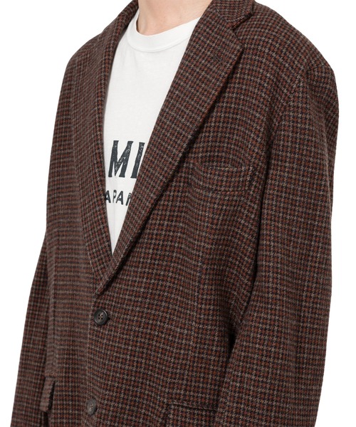 ジャケット テーラードジャケット Tweed Jacket メンズの画像