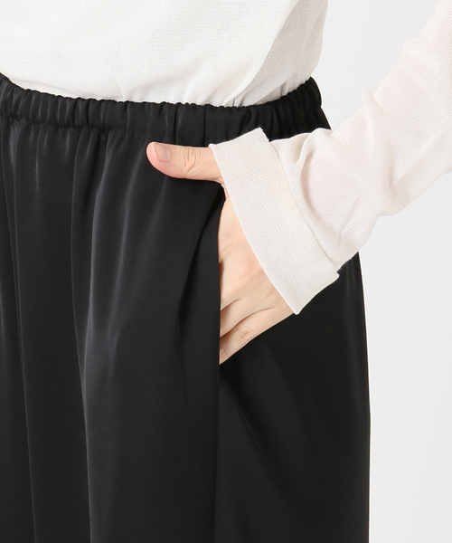 plage（プラージュ） パンツ 「追加」dull satin relax パンツ