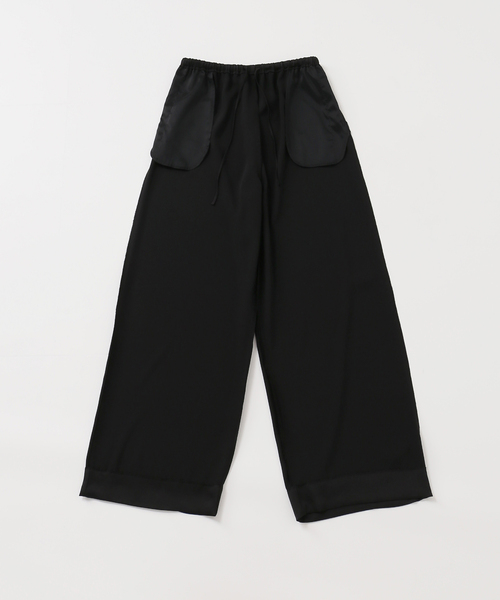 plage dull satin relax パンツ　34 dull satin relax パンツ（その他パンツ）｜Plage（プラージュ）の