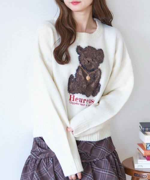 ANOTHER BRANCH OLIVE des OLIVE ニット セーター こだわりのアニマル