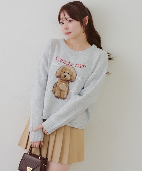 ANOTHER BRANCH OLIVE des OLIVE ニット セーター こだわりのアニマル