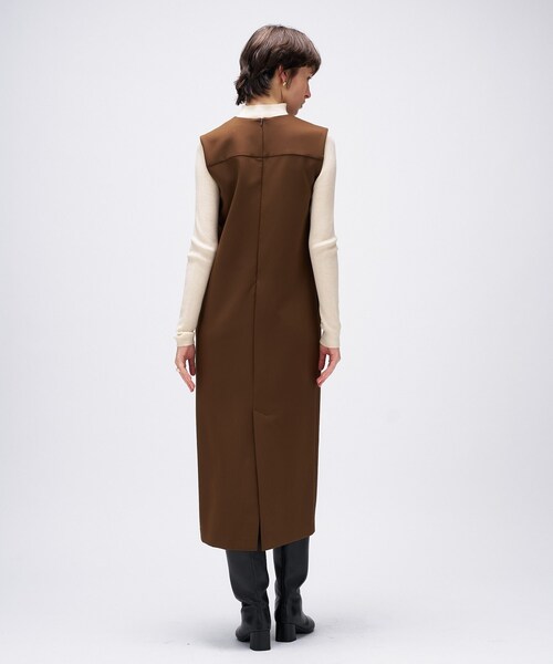 cloenc（クロエンス） ワンピース 「マシンウォッシュ」キーネック