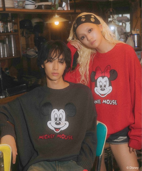 4GEEKs by SPIRALGIRL ニット セーター 「Disney/ディズニー/ミッキー