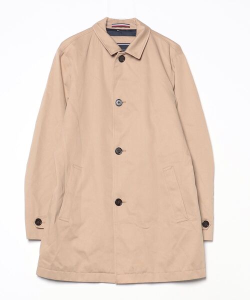お値下げ！未使用品　トミーヒルフィガー　ステンカラーコート　ベージュ　高級感 TOMMY HILFIGER（トミー・ヒルフィガー） ステンカラーコート 48