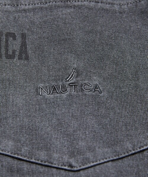 「NAUTICA」 半袖Tシャツ X-LARGE チャコールグレー メンズ_画像7