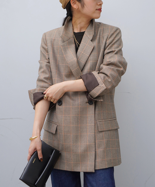EVERYDAY I LIKE. Essential ジャケット(CHECK) EVERYDAY I LIKE. ジャケット テーラードジャケット *エッセンシャル