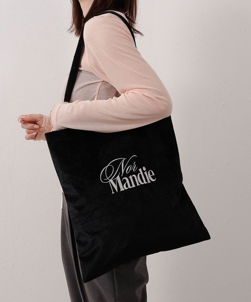 Khadi &Co ベロア刺繍トートバッグ オンライン ショッピング 通販ファッション - Khadi &Co ベロア刺繍