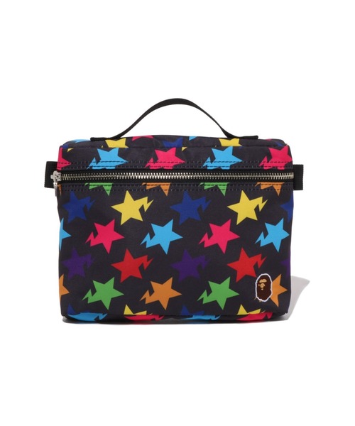 A BATHING APE（アベイシングエイプ） ポーチ STA PATTERN MUSIC POUCH