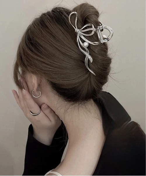 ARCHIVER ヘアクリップ 「Bz」リボンライン ヘアクリップ(BDS