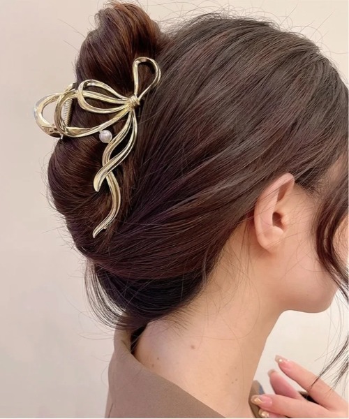 ARCHIVER ヘアクリップ 「Bz」リボンライン ヘアクリップ(BDS