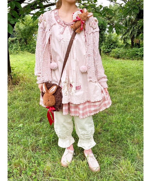 PINK HOUSE（ピンクハウス） パンツ フリル使いバルーンパンツ