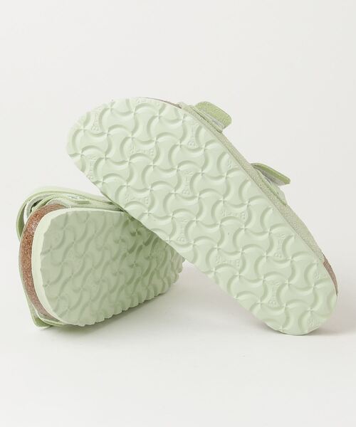「BIRKENSTOCK」 フラットサンダル 35 ライム レディース_画像3