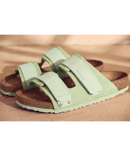 「BIRKENSTOCK」 フラットサンダル 35 ライム レディース_画像5