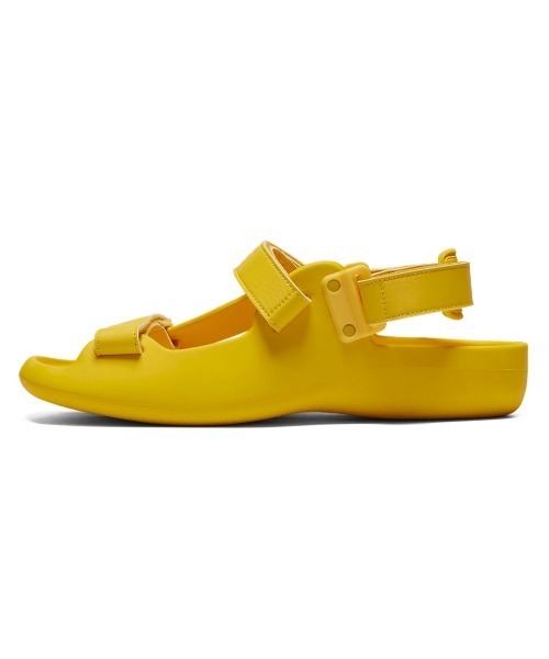 「ONITSUKA TIGER YELLOW COLLECTION」 フラットサンダル 25 グリーン レディース_画像2