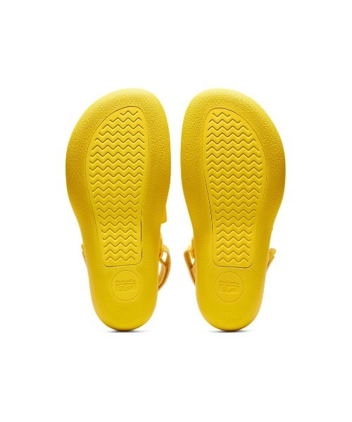 「ONITSUKA TIGER YELLOW COLLECTION」 フラットサンダル 25 グリーン レディース_画像7