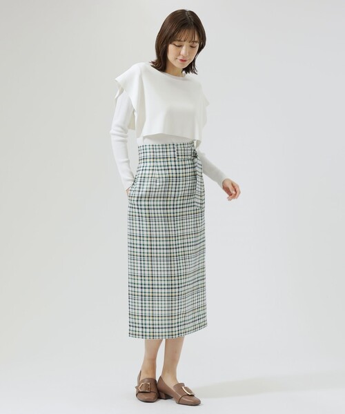 「CAST:」 スカート M ホワイト レディース_画像2