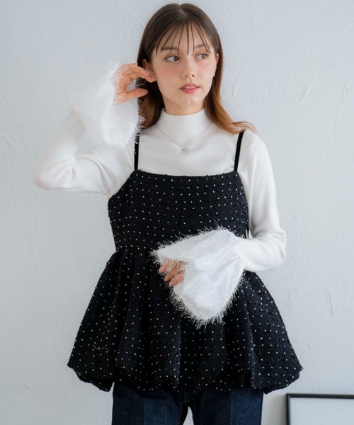 「NOELA」 タートルネックニット フリー ブラック レディース_画像9