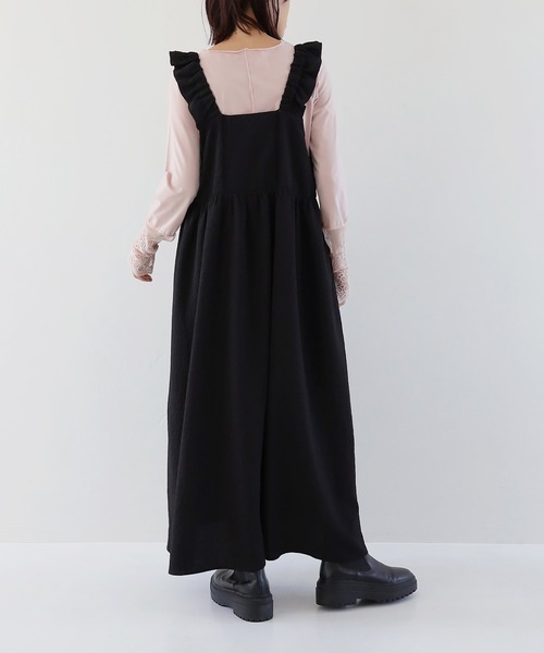 「Crisp」 キャミソールワンピース FREE ブラウン レディース_画像3