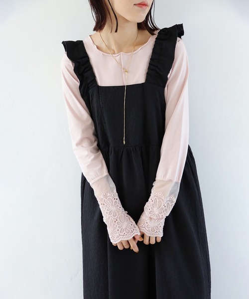 「Crisp」 キャミソールワンピース FREE ブラウン レディース_画像5