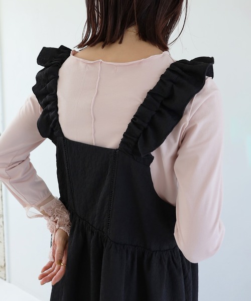 「Crisp」 キャミソールワンピース FREE ブラウン レディース_画像7