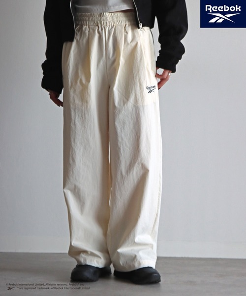 パンツ 「Reebok/リーボック」 別注 スモールベクター刺繍ナイロン