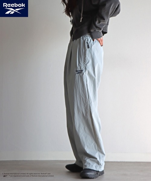 パンツ 「Reebok/リーボック」 別注 スモールベクター刺繍ナイロン