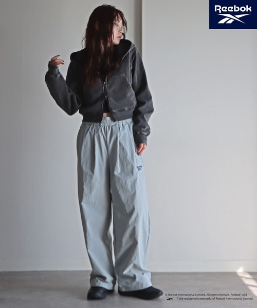 パンツ 「Reebok/リーボック」 別注 スモールベクター刺繍ナイロン