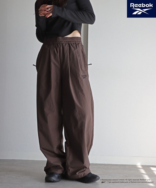 パンツ 「Reebok/リーボック」 別注 スモールベクター刺繍ナイロン