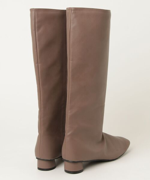 「SESTO」 ロングブーツ 3L グレイッシュベージュ レディース_画像2