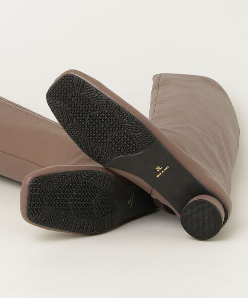 「SESTO」 ロングブーツ 3L グレイッシュベージュ レディース_画像3