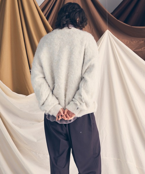 メゾンスペシャル　セーター　ニット　ベージュ　ホワイト　サイズ1 MAISON SPECIAL（メゾンスペシャル） セーター ニット 「UNISEX」Prime