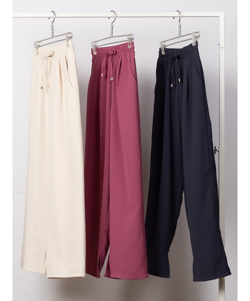 「OWLSPALE」 イージーパンツ FREE ピンク レディース_画像8