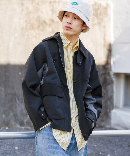 niko and…（ニコアンド） ブルゾン MEDIUM ブラック メンズ : ZOZOTOWN