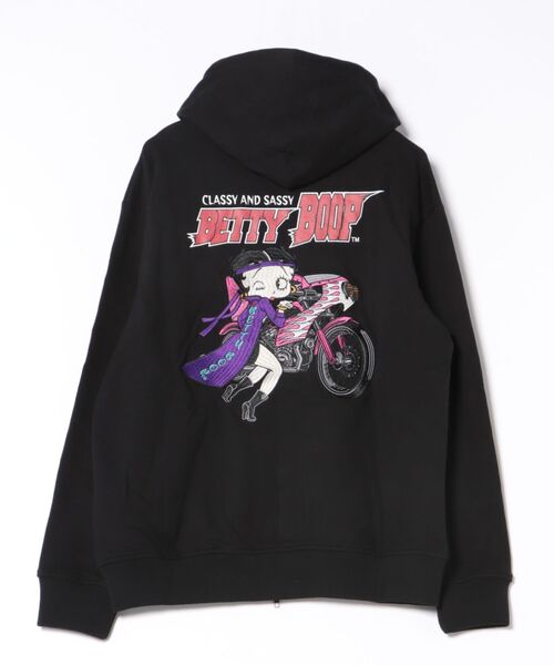 パーカー LOWBLOW KNUCKLE / ローブローナックル / BETTY BOOP / 特攻BETTY フルジップパーカー (M2)_4