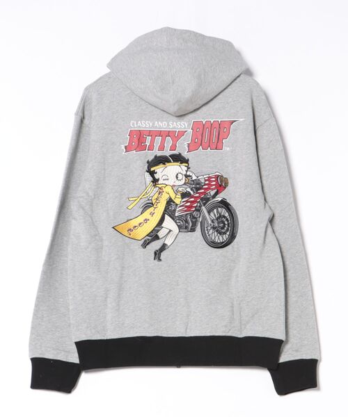 パーカー LOWBLOW KNUCKLE / ローブローナックル / BETTY BOOP / 特攻BETTY フルジップパーカー (M2)_5