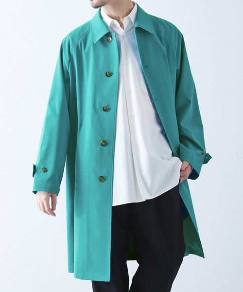 「417 EDIFICE」 ステンカラーコート MEDIUM ベージュ メンズ_画像5