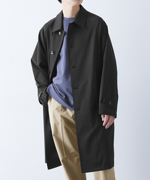 「417 EDIFICE」 ステンカラーコート MEDIUM ベージュ メンズ_画像9
