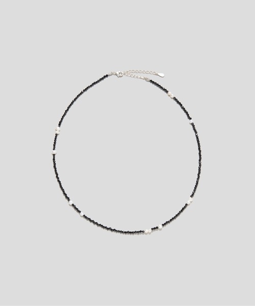 ネックレス LAPUIS(ラピュイ) Silver925 by LAPUIS ／ Pearl ＆ stone necklace レディースの画像