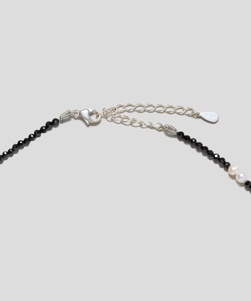 ネックレス LAPUIS(ラピュイ) Silver925 by LAPUIS ／ Pearl ＆ stone necklace レディースの画像