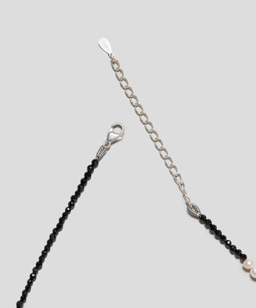 ネックレス LAPUIS(ラピュイ) Silver925 by LAPUIS ／ Pearl ＆ stone necklace レディースの画像