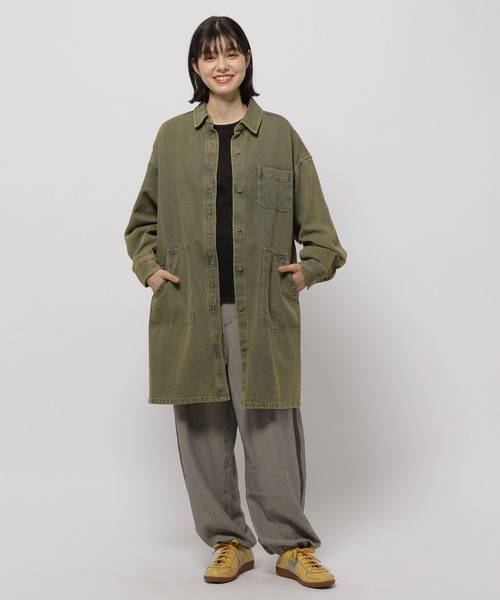 niko and…（ニコアンド） デニムジャケット FREE ブルー レディース